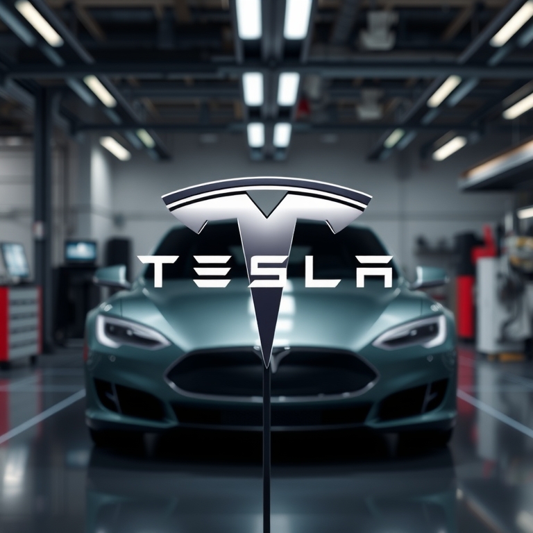 Tesla Logo Exemplifies Innovation and Cutting-Edge Automotive Technology