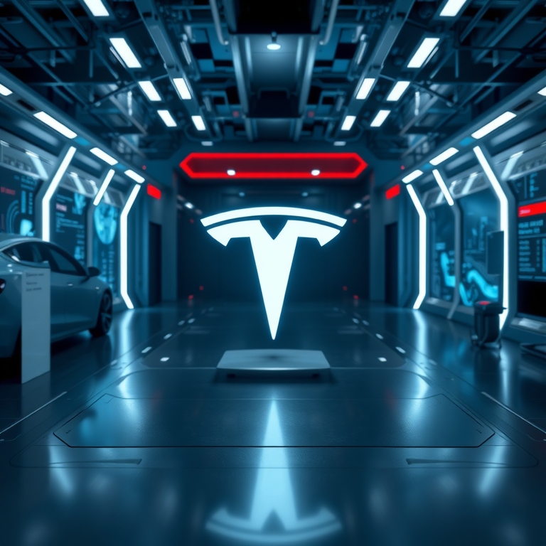 Tesla Logo Reflects Innovative Spirit and Cutting-Edge Technology