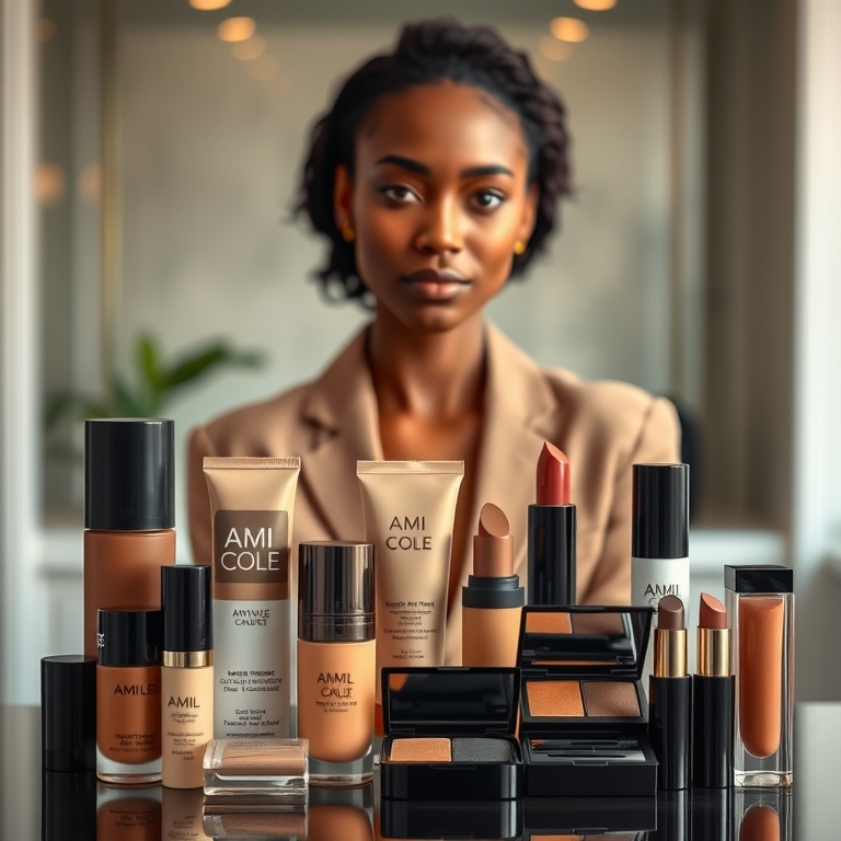 Ami Cole Leads in Clean, Melanin-Rich Cosmetics for Natural Beauty