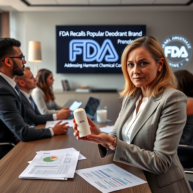 FDA Recalls Popular Deodorant Brand Over Harmful Chemical Concerns