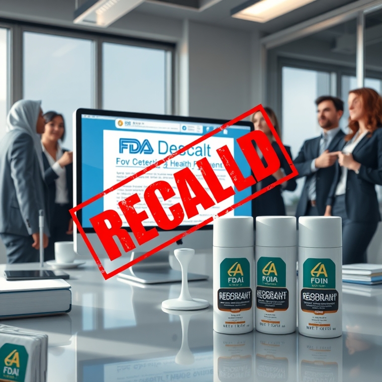 FDA Recalls Popular Deodorant Brand Over Health Risk Chemicals