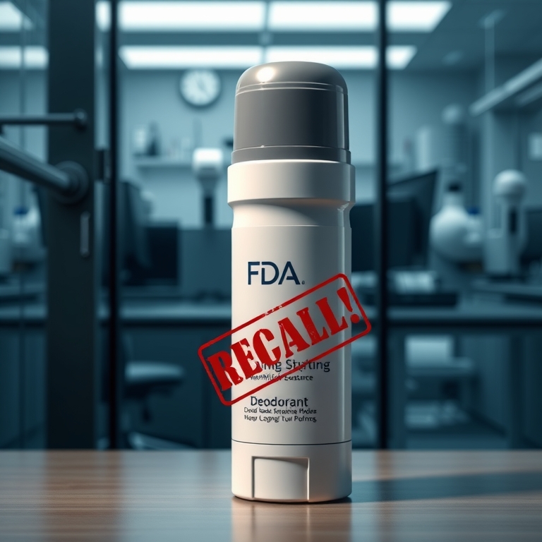FDA Issues Recall on Deodorants Due to Harmful Substances Detected