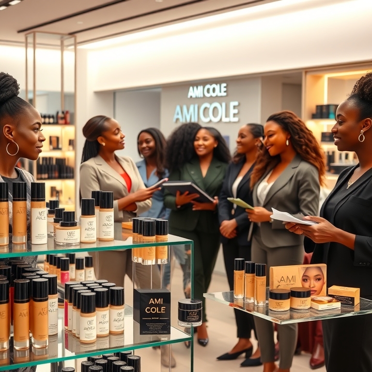 Ami Cole Transforms Beauty Industry with Inclusive Melanin-Rich Products