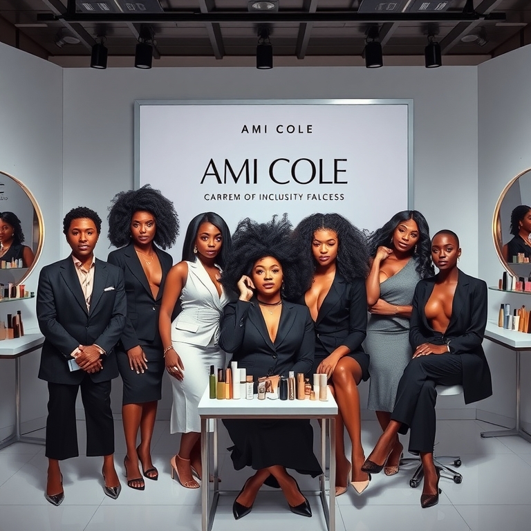 Ami Cole Sets Standard in Inclusive Beauty for Melanin-Rich Skin Tones
