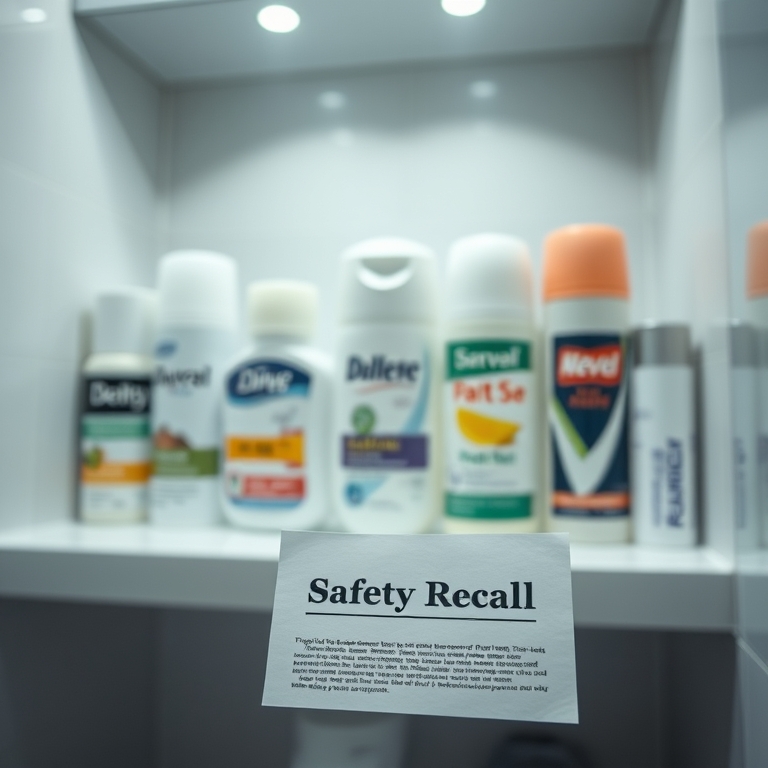 FDA Recalls Deodorant Brands Over Harmful Chemicals; Consumers Urged to Act