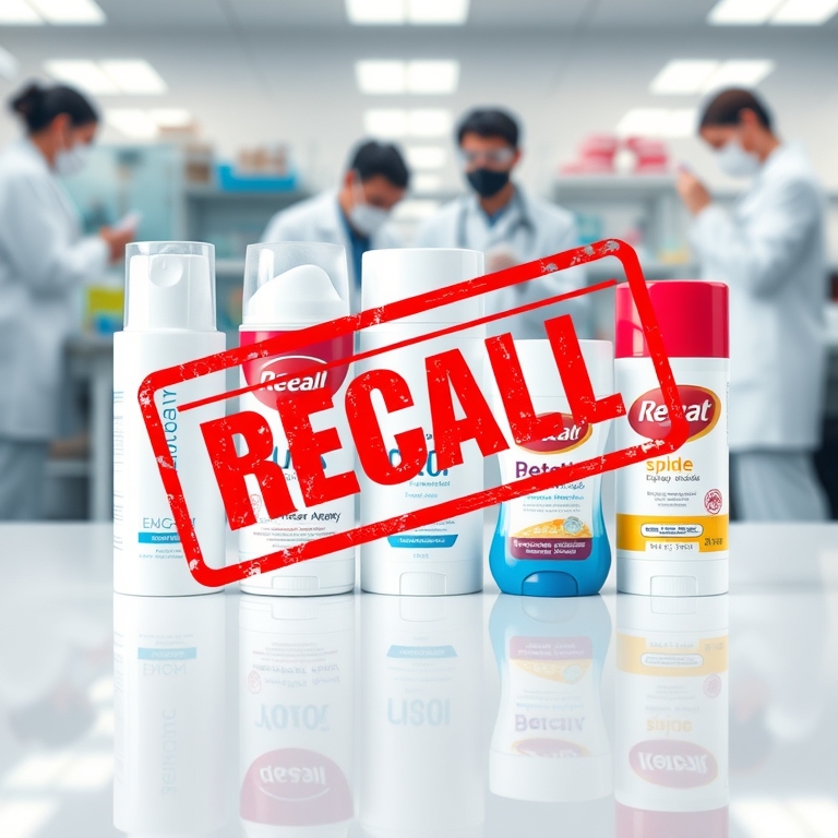 FDA Issues Recall on Popular Deodorants for Potential Contamination